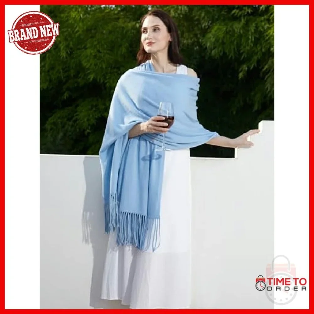 Luxury Cashmere Wool Blend Shawl Wrap 87